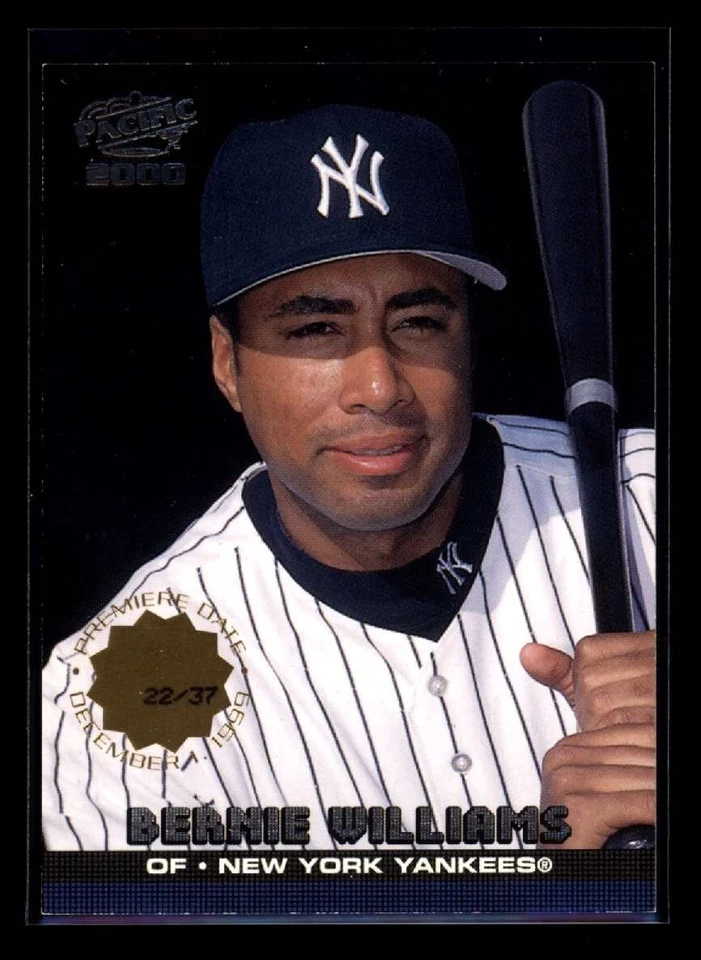Bernie Williams 2000 Pacific Estreno Fecha Retrato Variación #304 22/37 Foto 1 de 2