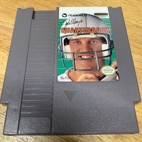 John Elway's Quarterback Nintendo Entertainment System 1989 NES Tested Works