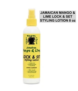 JAMAIKANISCHE MANGO & LIMETTE LOCK & SET STYLING LOTION ROLLER SET, CRIMPS LOCKEN 8oz - Bild 1 von 2