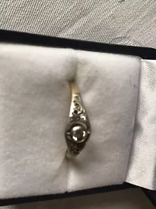 Art Deco Diamantring Millegriff Gr. 18 - Bild 1 von 8