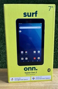 Onn Surf 2nd Gen 7" Android Tablet 16GB 2GB RAM 11 Go Edition 2GHz Blue SEALED - Picture 1 of 5