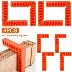 16Pcs Corner Clamping Square Right Angle Clamps Ruler 90 Degree Woodwork Tool⊕❅ - Picture 1 of 11