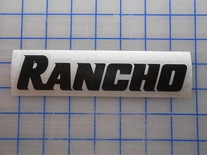 Rancho Decal Sticker 5.5" 7.5" 11" Lift Shocks Kit RS 5000 9000 Baja Silverado - Picture 1 of 2