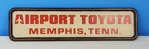 Airport Toyota Auto Dealer Memphis Tenn Car Emblem Badge Plastic GL413 - Picture 1 of 3