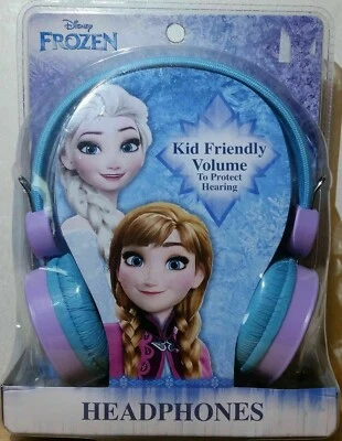 Cuffie volume Disney Frozen Elsa & Ana adatte ai bambini FR-V126.EX ~nuove e sigillate  - Immagine 1 di 3