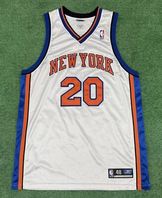 Reebok New York Knicks Allan Houston Jersey Size 48 Authentic Basketball NBA  - Image 1 of 4