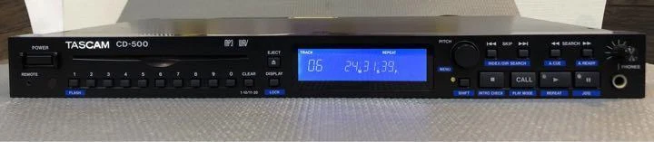 TASCAM CD-500 CD Player 1U Single Rackspace Commercial Use Brushless Motor - Image 1 of 1
