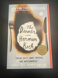 THE DINNER A Novel by Herman Koch Paperback Book Psychological Thriller - Bild 1 von 5
