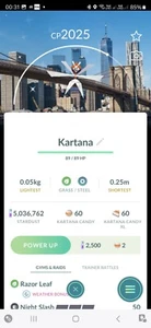 Pokémon Shiny Kartana ( Go Fest New York BG ) GO - Picture 1 of 2