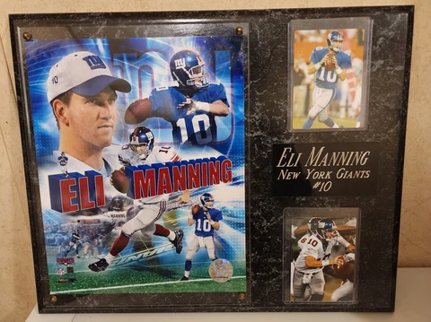 Eli Manning New York Giants #10 Plaque Cover