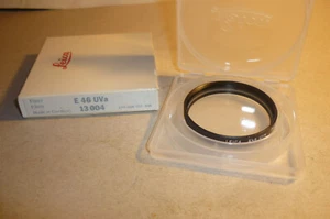 Leica Filter E 46 UVa 13004 Black in original Dose und Schachtel ! - Bild 1 von 3