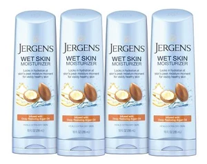 Jergens Wet Skin Moisturizer 40 Fl Oz Restoring Argan Oil In Shower Lotion - Picture 1 of 10