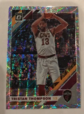 2019-20 TRISTAN THOMPSON Optic Fanatics SILVER Prizm Wave #134 -Cleveland Cavs - Image 1 of 2