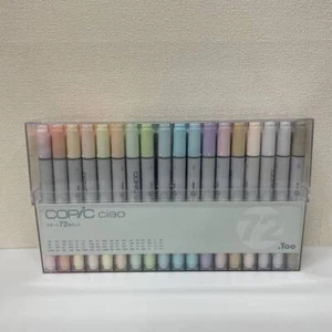 COPIC ciao  Chao Start 72 Color Set Too Illustration Marker Marker Pen Color Pen - Picture 1 of 6