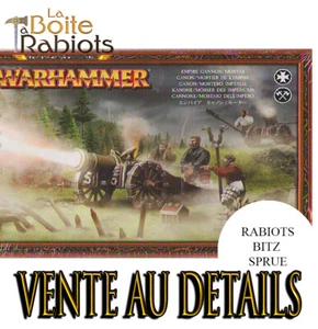 Warhammer Age of sigmar Canon de l'empire Vente au détail Rabiot Bitz Sprue - Imagen 1 de 23