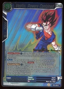 Vegito, Poderes Combinados Prelanzamiento BT6-036 Destroyer Kings Dragon Ball Super Juego de cartas coleccionables - Imagen 1 de 2
