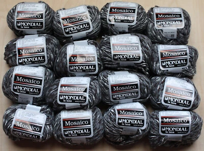 Mondial Mosaico Yarn 16 Balls Brand New - Image 1 of 4