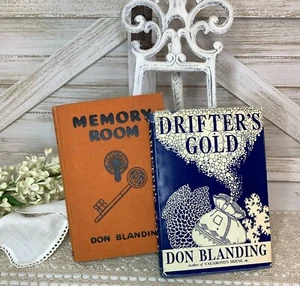 Vtg Don Blanding 1939 Drifter's Gold HC DJ 1938 Memory Room HC Poems Prose Verse - Picture 1 of 8