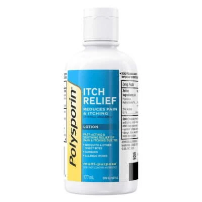 Polysporin Itch Relief Lotion, Fast Acting Itch & Pain Relief (177 mL) - Image 1 of 4