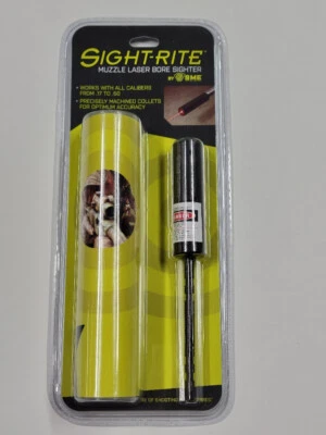 SIGHT-RITE END OF BARREL RED LASER BORE SIGHTER BY SME - 17-50 CALIBER - NEW - Image 1 of 2