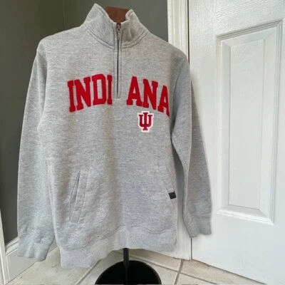 Sudadera para mujer Indiana University 'Blue 84' Pullover 1/4 cremallera hoosiers pequeños Foto 1 de 4