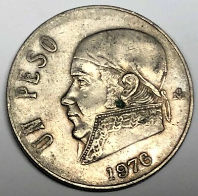 # C5784    MEXICO    COIN,     ONE PESO   1976 - Image 1 of 2
