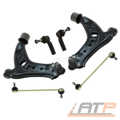 6-TEILIGER QUERLENKER-SET+PENDELSTÜTZE+TRAGGELENK VORNE FÜR VW FOX POLO 9N  - Bild 1 von 4