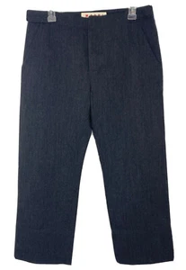 Pantalones Marni Italia Recortados Gris Para Mujer Ligeros 100% Lana Talla 46 Nuevos - Imagen 1 de 6