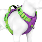 No Pull Dog Harness, Unique Colors Reflective Adjustable Dog Vest, With Soft Tra