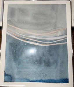 Martha Oakes Sea Land Sky 54 Aquarelldruck signiert - Bild 1 von 3