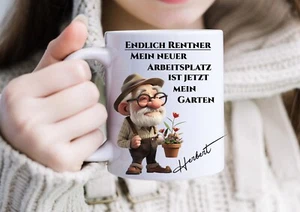 Rentner Tassen für den Rentner lustige Sprüche , Für Rentner das Geschenk !! - Bild 1 von 12