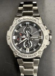 G-SHOCK GSTB100 (5513) G-STEEL Tough Solar Black Dial Men's Watch Box + Books - Bild 1 von 12