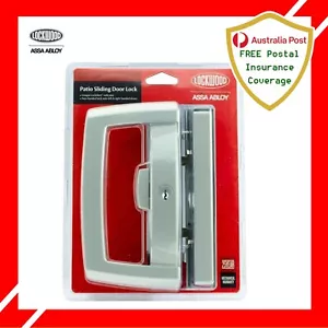 Lockwood Assa Abloy Onyx Dual Handed Patio Sliding Door Lock - Silver - Picture 1 of 1