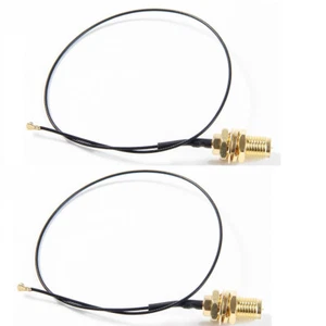 Antenne Wifi I-PEX MHF4 a RP-SMA Dual Band con Set di Staffe per Scheda Wifi M.2 - Foto 1 di 10