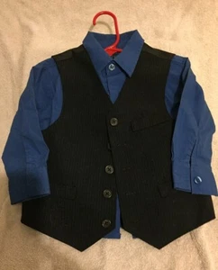 Nautica: Blue and Black 3 Piece Suit Set Size 2T - Picture 1 of 3