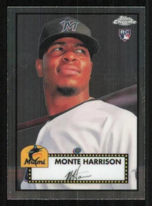 2021 Topps Chrome Platinum Anniversary #52 Monte Harrison RC - Picture 1 of 2