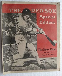 1986 "The News Chief", The Red Sox Special Section, Ted Williams Advertisement - Picture 1 of 1