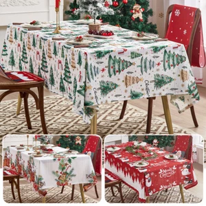 Tischdecke Party Bedruckt Esstischdecke Polyester Weihnachten Tischdecke. - Bild 1 von 25