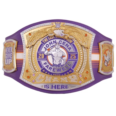 John Cena Farewell Tour 2025 Phoenix Spinner Championship Replica Title Belt - Image 1 of 4