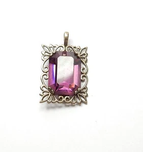 Conjunto de gemas vintage de plata de ley años 50 dorado - Imagen 1 de 5
