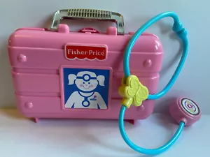 Mattel 2000 Fisher Price Female Dr. Medical Kit MIT SOUND! *Siehe Beschreibung* - Bild 1 von 6