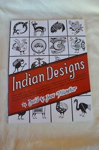 Softcover Indian Designs by David & Jean Villasenor 48pgs of Southwest Designs - Picture 1 of 9