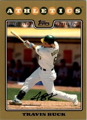 2008 Topps Gold Border #519 Travis Buck /2008 - BB - Image 1 of 2
