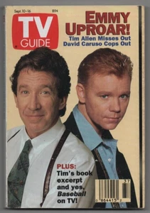 TV Guide Magazine September 10 1994 Tim Allen David Caruso Ken Burns Baseball - Picture 1 of 4
