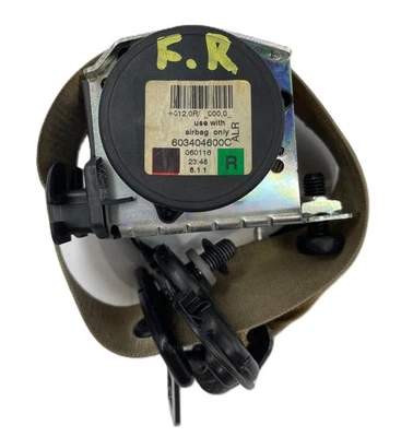 2004-2007 BMW 530i Front Right Passenger Side Seat Belt RH OEM 603404600C Foto 1 de 4