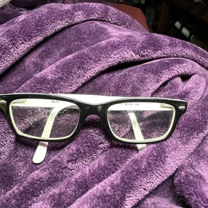 Ray-Ban RB1535 3579 Brille Vollrand Schwarz Weiß Rechteckig Gestell 48-16-130 - Bild 1 von 14