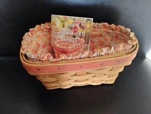 Longaberger 1999 Candy Corn Basket set MINT RARE FREESHIP! - Picture 1 of 1