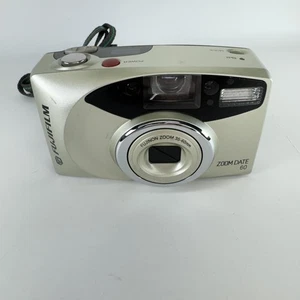 Vintage Fujifilm Zoom Date 60 Camera 35mm Point Shoot Film Auto Flash Works - Picture 1 of 8