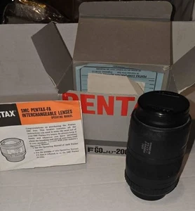 Pentax Camera ZOOM Lens - SMC Pentax-F 1:4.7-5.6 80-200 Lens - Picture 1 of 7