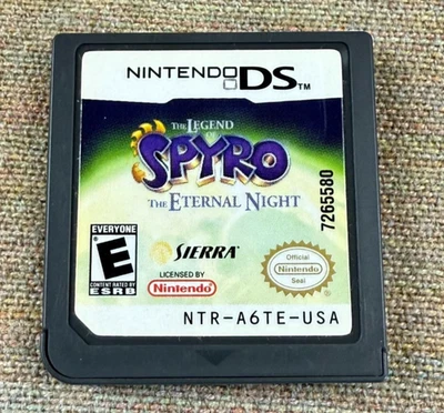 Legend of Spyro 永恒之夜任天堂 DS 正品仅购物车已测试 — 第 1/2 张图片